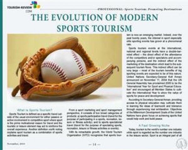 sports tourism articles