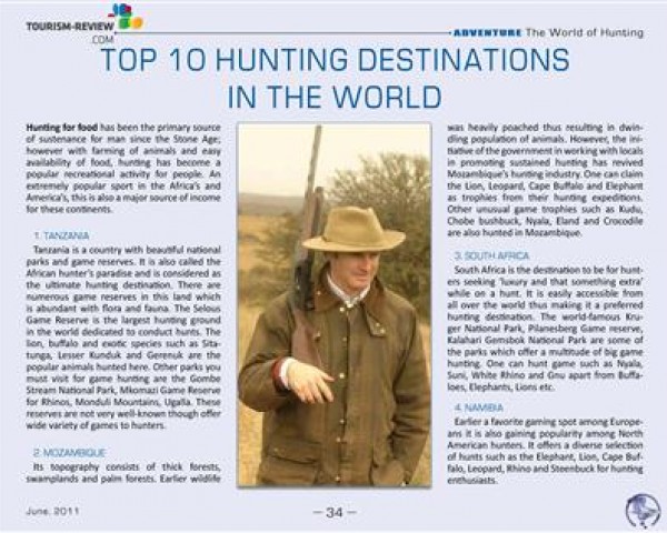 World's Top Hunting Destinations | .TR